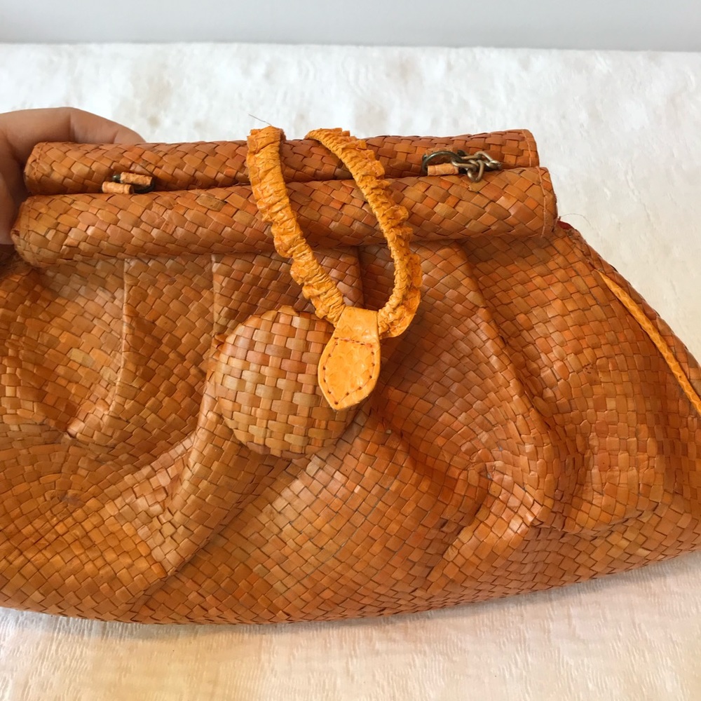 Python + Straw Bag***Stunning Summer Accessorie - Picture 2 of 6